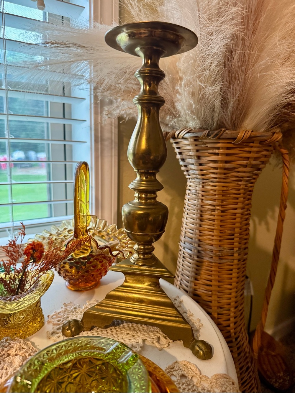Brass Candle Holder